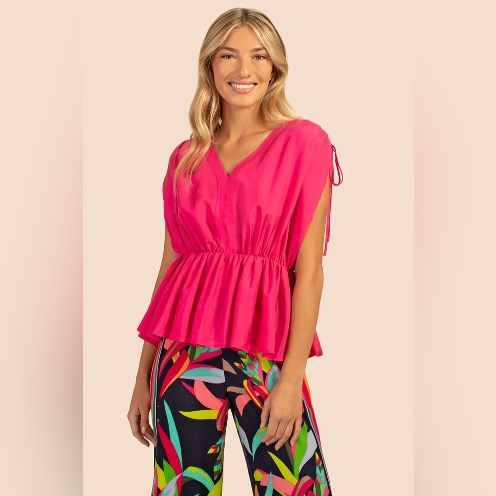 Trina Turk pink top | S